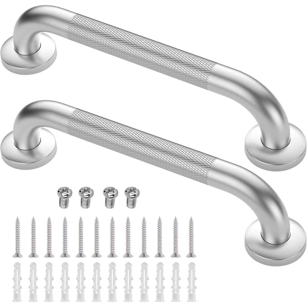 16 Inch Stainless Steel Anti-Slip Grab Bars for Bathroom, 2-Pack