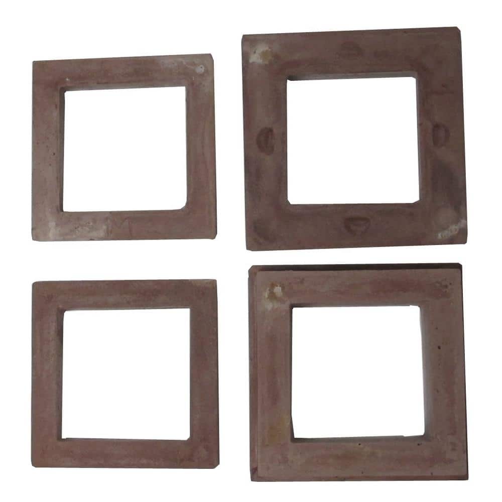 Country Ledgestone Post Cover Converter Rings (4-Pack)