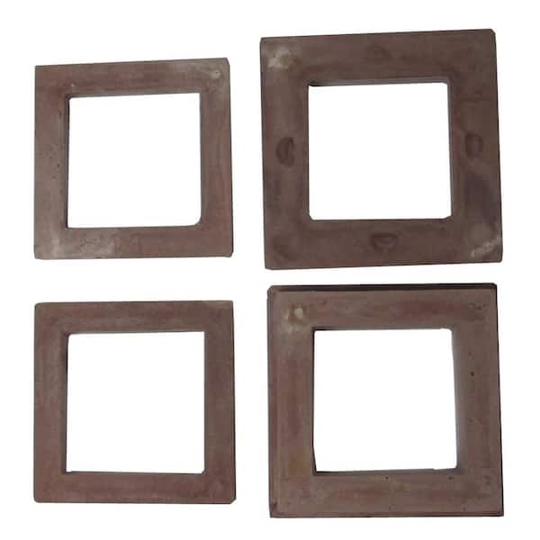 Country Ledgestone Post Cover Converter Rings (4-Pack)