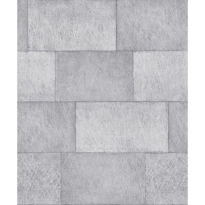 Lyell Light Grey Stone Wallpaper