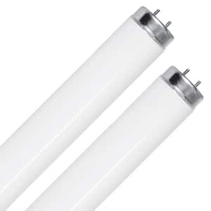 40-Watt 4 ft. T12 G13 Linear Fluorescent Tube Light Bulb, Cool White 4100K (2-Pack)