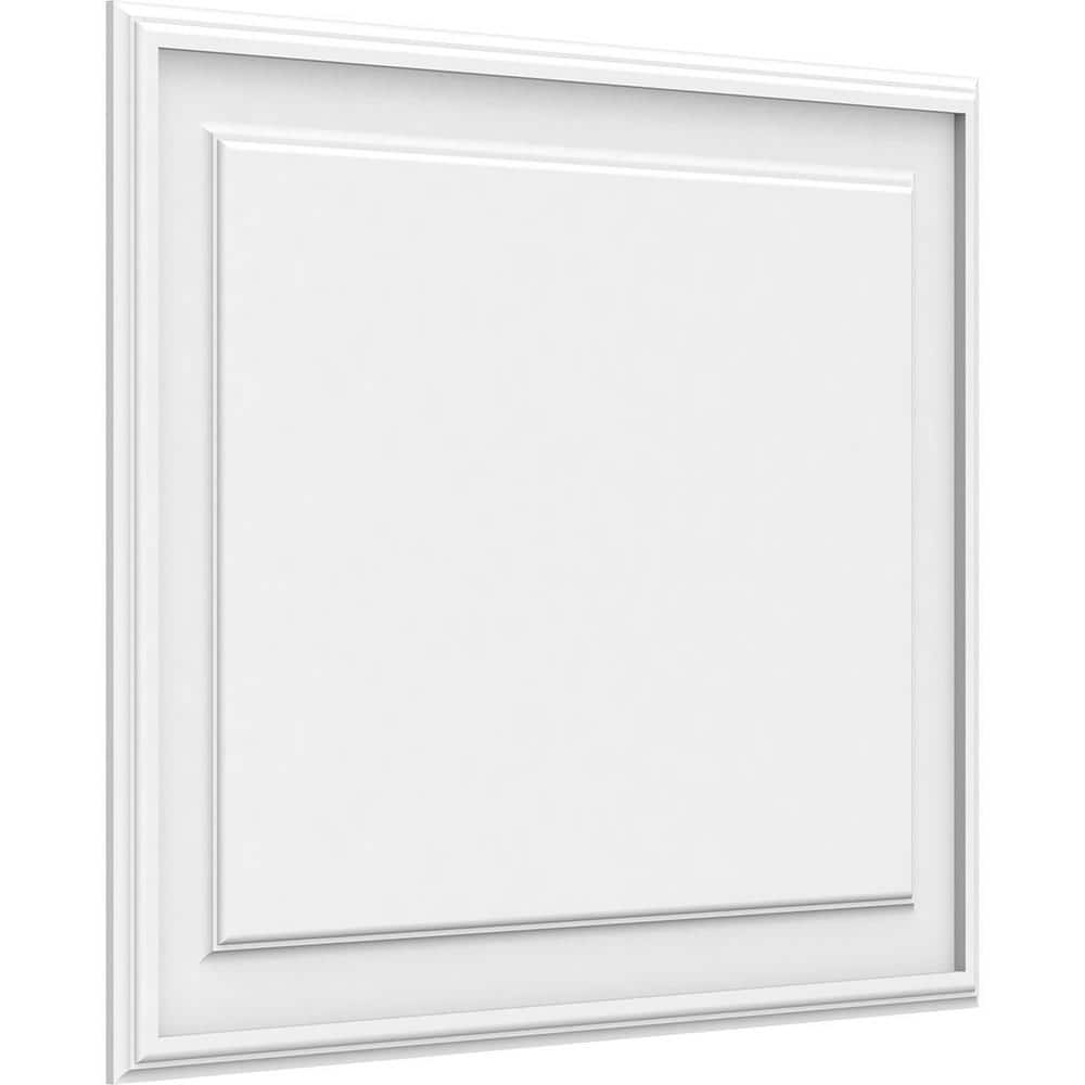 Ekena Millwork 5/8 in. x 2-1/2 ft. x 2 ft. Legacy Raised Panel White ...