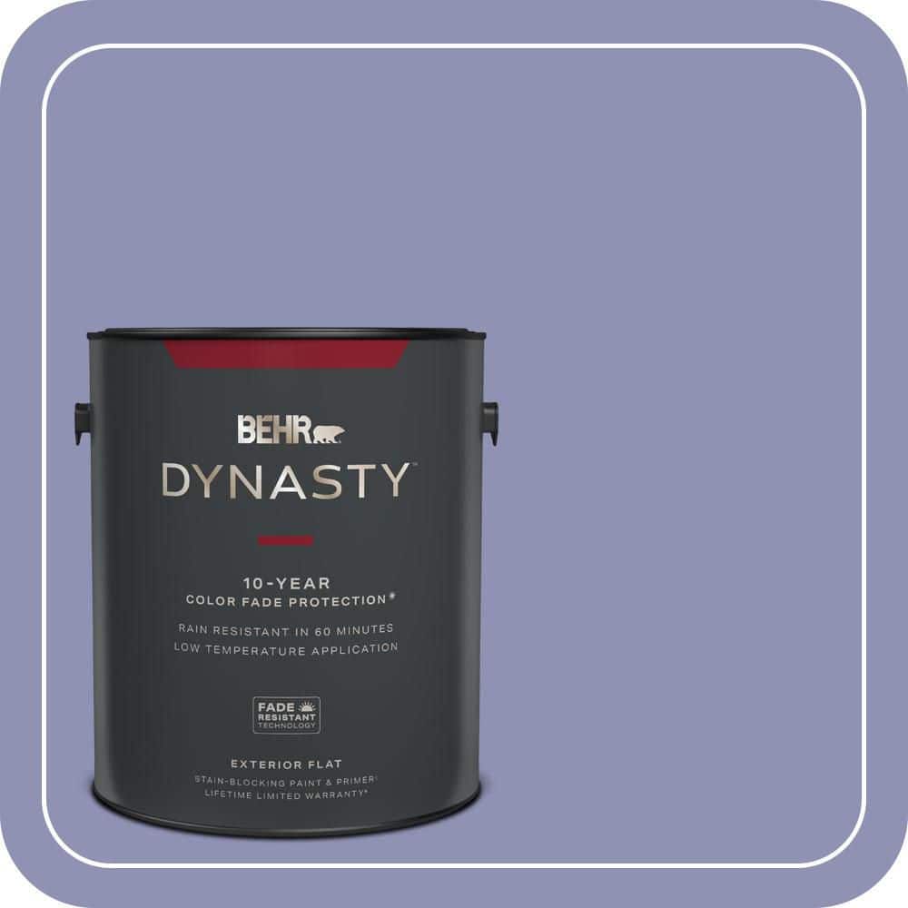 1 gal. #630D-5 Wild Wisteria Flat Exterior Stain-Blocking Paint & Primer price history on PriceWatchPro