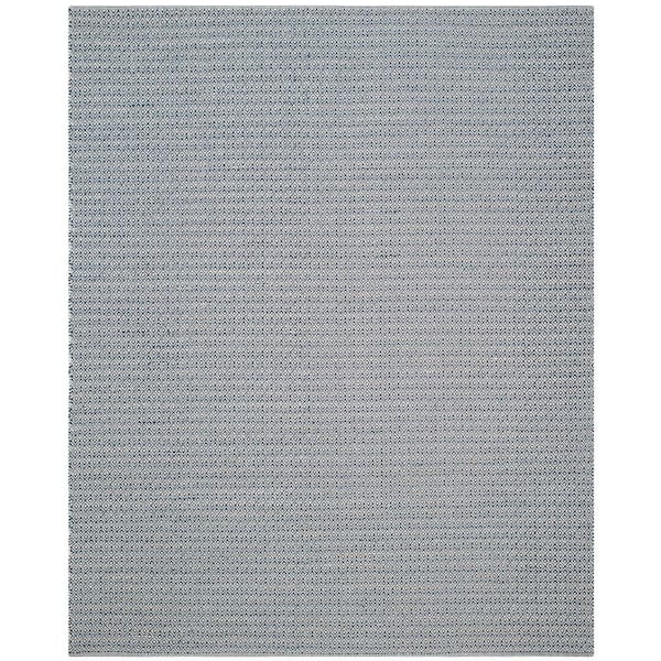 SAFAVIEH Montauk Ivory/Navy 9 ft. x 12 ft. Multi-Point Geometric Diamonds Area Rug