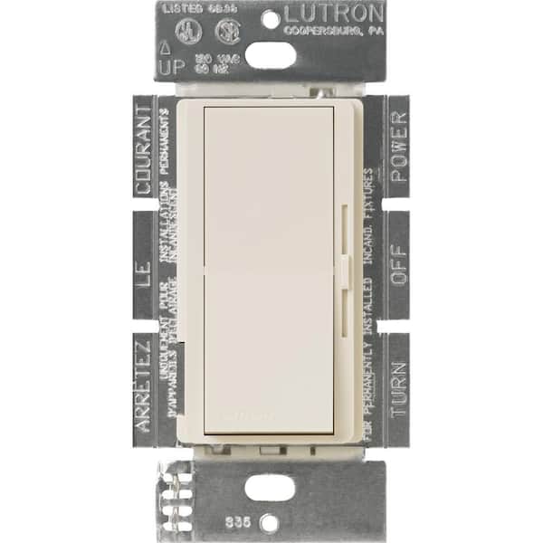 Diva Dimmer Switch for Magnetic Low Voltage, 450-Watt/Single-Pole, Light Almond (DVLV-600P-LA)