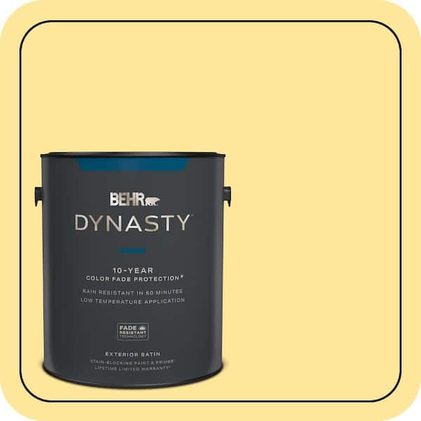 BEHR DYNASTY 1 gal. #380A-3 Summer Harvest Satin Enamel Exterior Stain-Blocking Paint & Primer