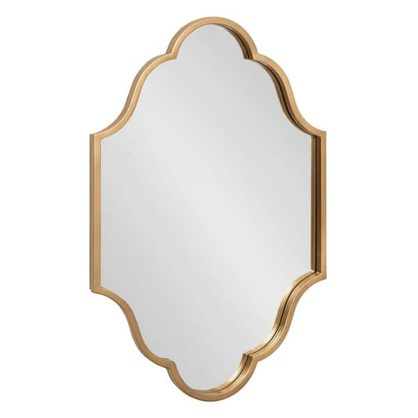 Contemporary Gold Round Mirrors from $142