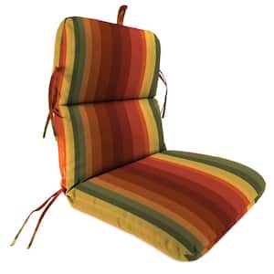 45 in. L x 22 in. W x 5 in. T Outdoor Chair Cushion in Islip Cayenne