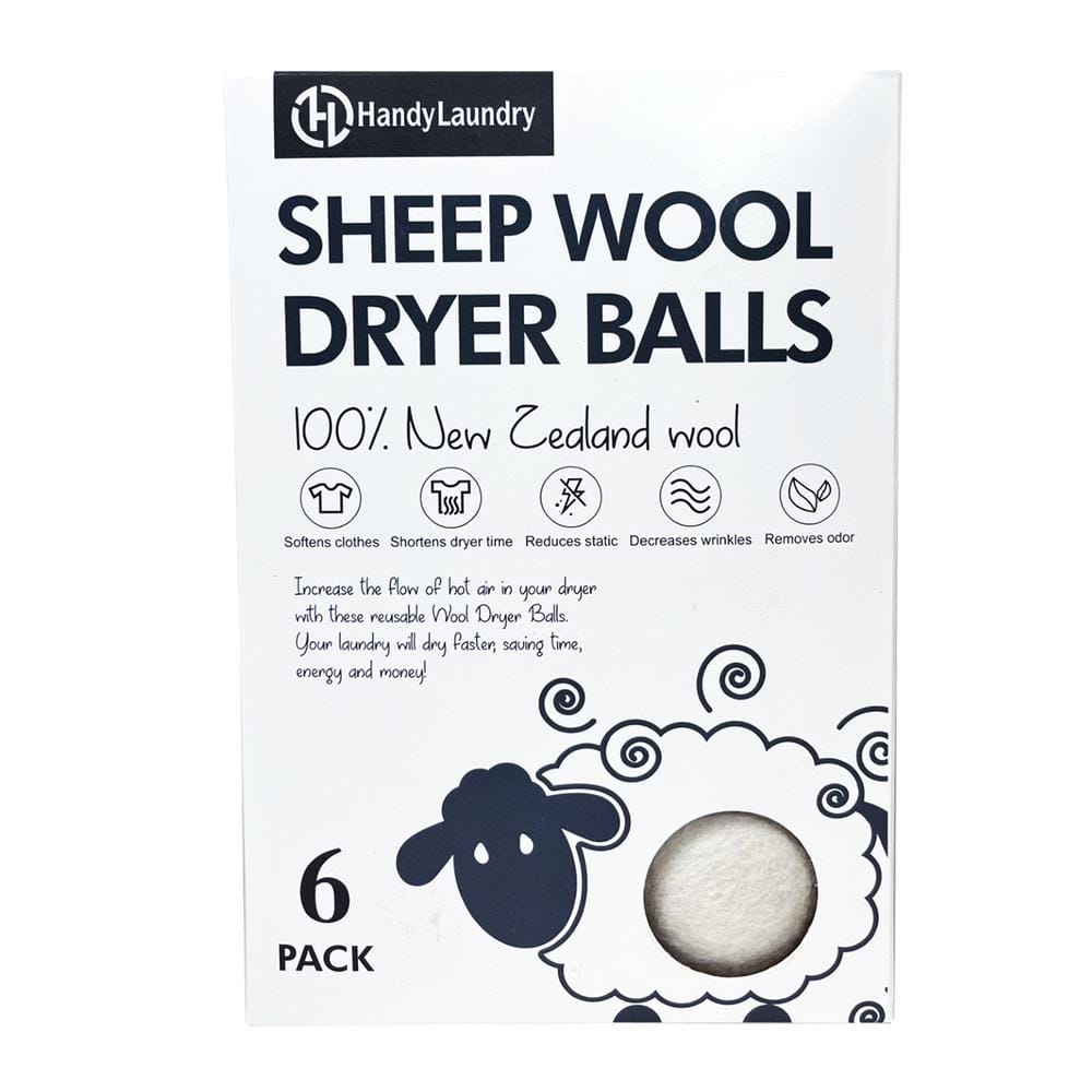 The Kind Wash Wool Tumble Dryer Balls 6 Pack Xl | Desertcart