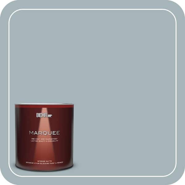 BEHR MARQUEE 1 qt. #ECC-22-2 Bay View Matte Interior Paint & Primer