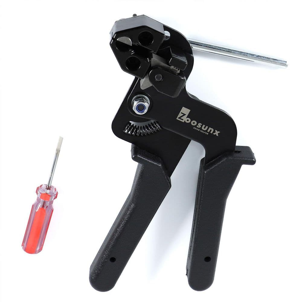 Stainless Steel Cable Tie Gun to Repair Fences, Pipes, Chain Links, Head Wrap, Black price history on PriceWatchPro