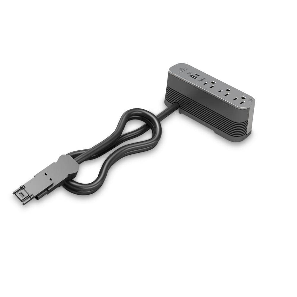 Wiremold ModPower Magnesium 3-Outlet End Unit Surface Mount Power Strip with USB A/C with 3 Ft. Cord price history on PriceWatchPro