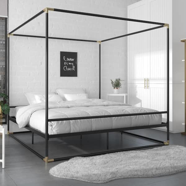 king size poster bed frame