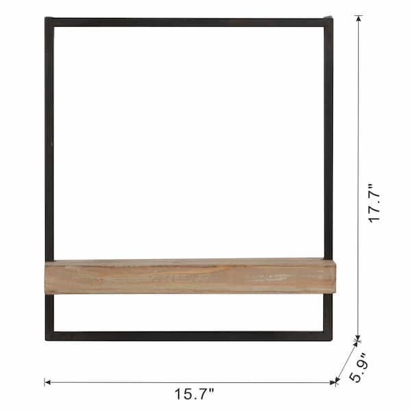 即納】wood iron shelf 1040*910*225（アイアン 棚 シェルフ