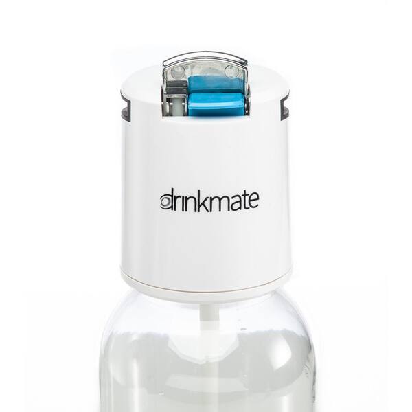 DrinkMate White Sparkling Water and Soda Maker Machine Sparkle Up