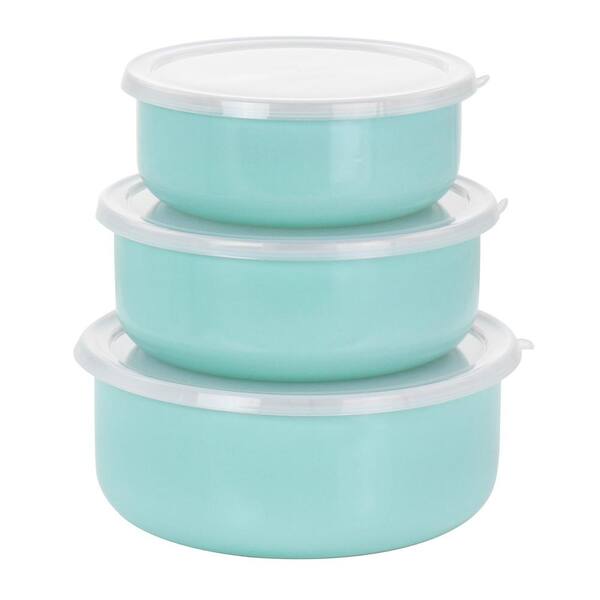 MARTHA STEWART Martha Stewart 6 Piece Nesting Container and Lid Set in ...