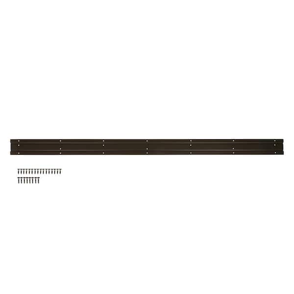 NewTechWood Allure 6 ft. Aluminum Drink Rail in Bronze