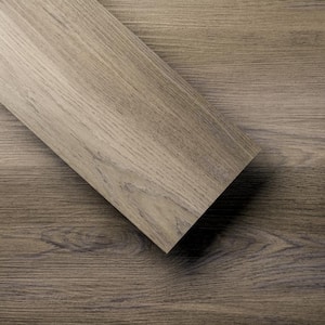 PresCore Umber 12 MIL x 6 in. W x 36 in. L Glue Down Waterproof Luxury Vinyl Plank Flooring (54 sqft/case)