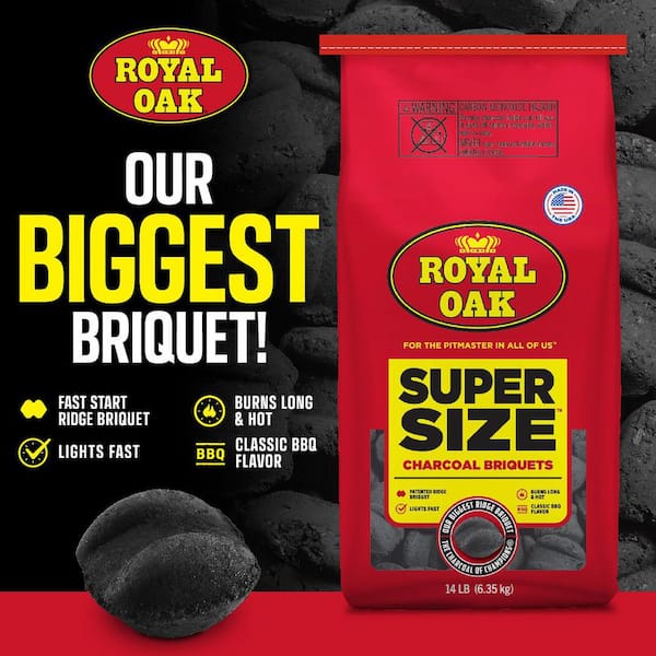 Royal Oak 18 lb. Super Size Charcoal Briquets 800002748 - The Home
