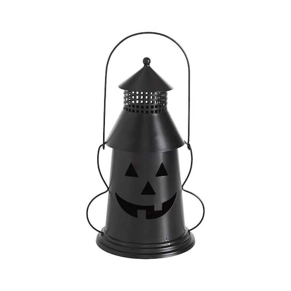 12 in. Black Halloween Lantern Tealight Holder