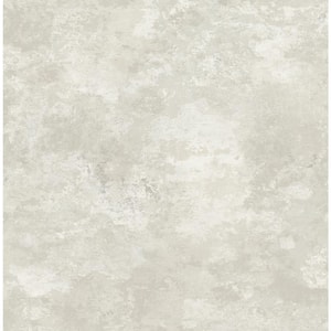 56 sq. ft. Metallic Cloud Farnham Faux Stucco Unpasted Paper Wallpaper Roll