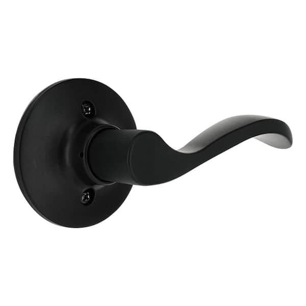 Naples Matte Black Right Handed Dummy Door Lever