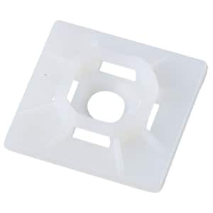 1 in. Mounting Base,Natural (100-Pack)