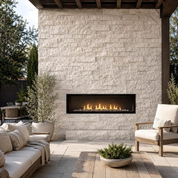 XL Sanddune Ledger Panel 9 in. x 24 in. Textured Blonde Natural Look Wall Tile (4.5 sq. ft./Case)