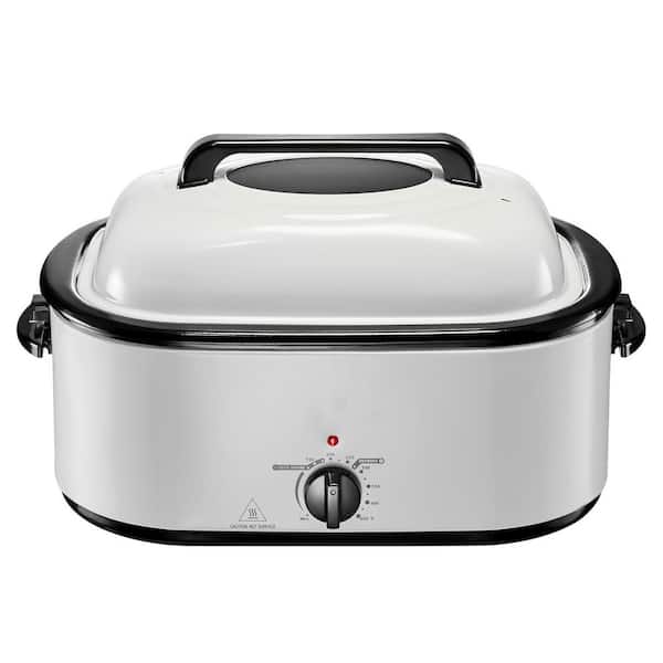 Roaster Oven, 26QT Electric Roasting Pan, 150-450℉ Adjustable Temperature Turkey Roaster with Cool-Touch Handle