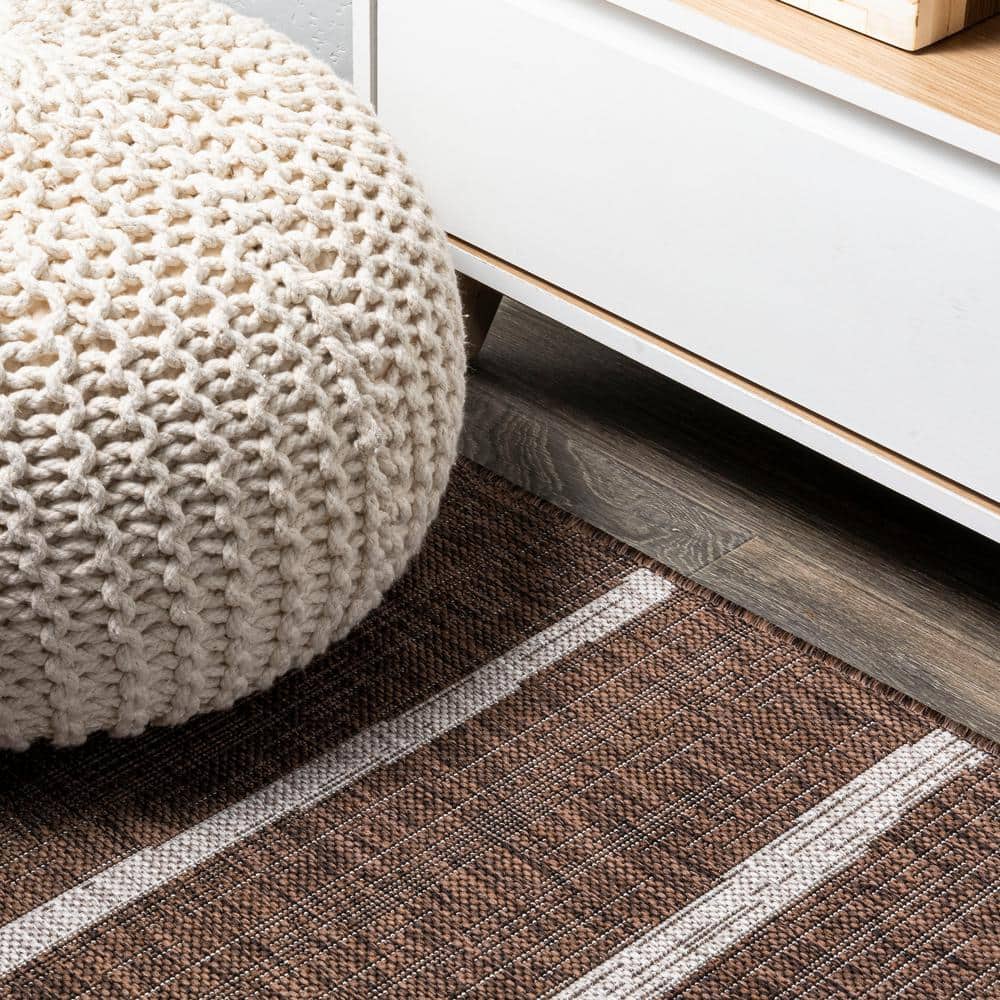 Colonia Soft Low Pile Berber Stripe Indoor/Outdoor Rug