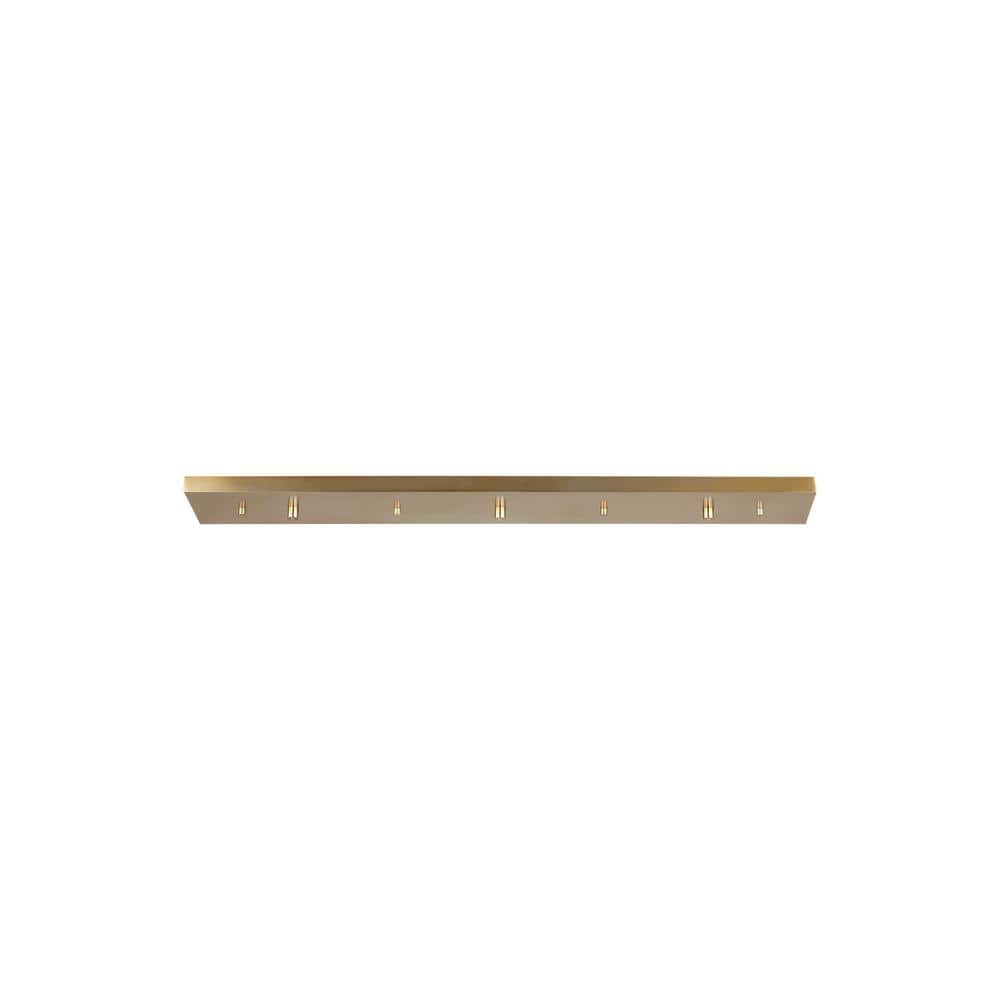 Satin Brass 36-Inch Multi-Port Linear Canopy