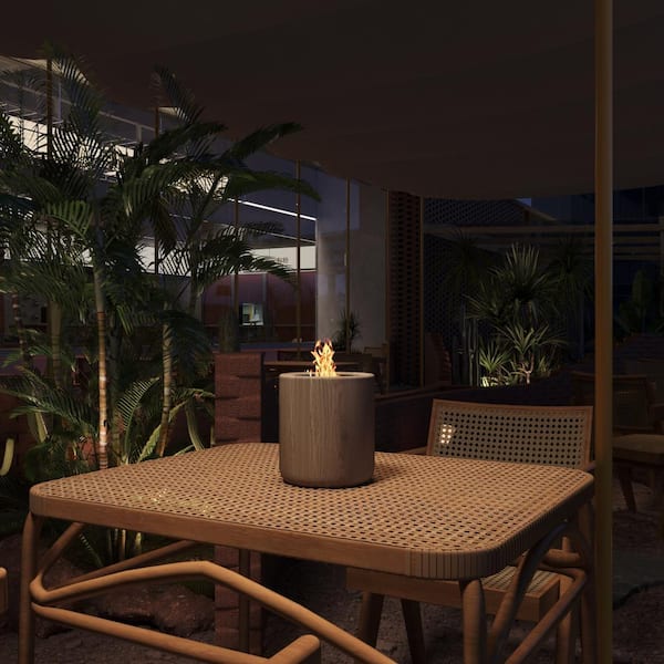 HOTEBIKE 4.7 in. x 4.5 in. Cylindrical Mini Portable Ethanol