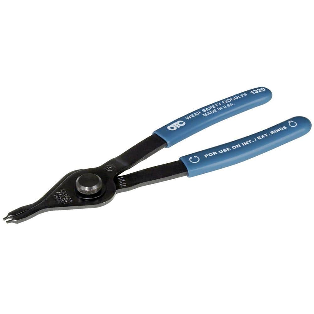 KNIPEX 5-3/4 in. Straight Internal Snap-Ring Pliers for 15/32 in. to 63/64  in. Bore Holes 44 13 J1 - The Home Depot