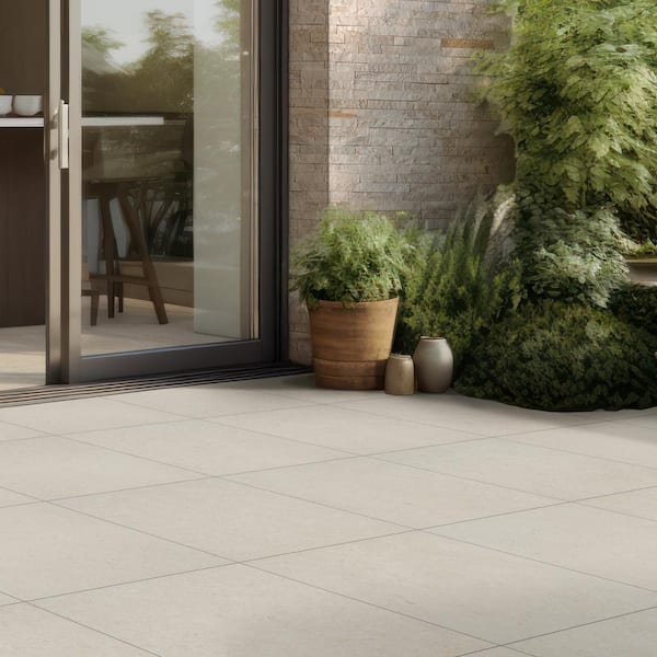 MSI Living Style Pearl 2 cm x 24 in. x 24 in. Matte Porcelain Stone Look Paver (512 sq. ft./Pallet)