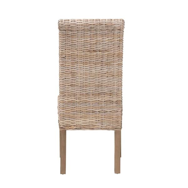 Kubu dining chair with gray wash legs discount