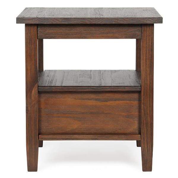 Simpli home warm shaker deals end table