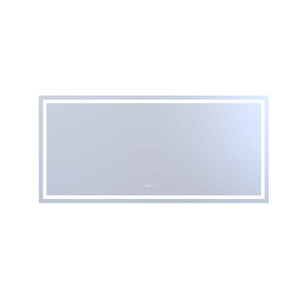 77 in. W x 36 in. H Frameless LED Bathroom Vanity Mirror with Dimmable Light and 3 Color Modes price history on PriceWatchPro