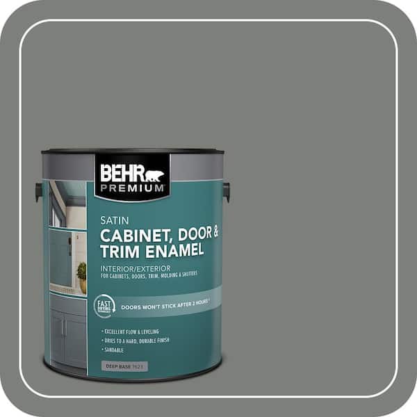 1 gal. #MQ6-20 Coastal Storm Satin Enamel Interior/Exterior Cabinet, Door & Trim Paint