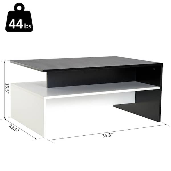 Simple Modern Coffee Tables Large Rectangle Black Center Table Living Room  Aesthetic Mesas De Comedor Minimalist Furniture - AliExpress