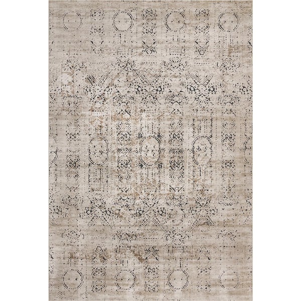 Unique Loom Chateau Quincy Beige 10 ft. x 14 ft. 5 in. Area Rug