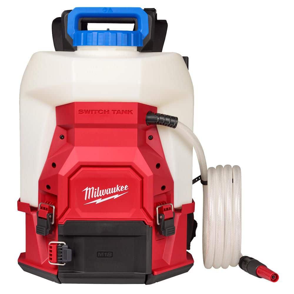 Milwaukee m18 18v 4 gal cordless battery powered water supply sprayer