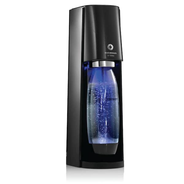 SodaStream E-TERRA Sparkling Water Maker (White) with CO2 and Carbonating  Bottle