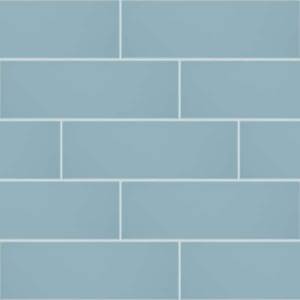 Daltile Restore Tide Blue 4 in. x 12 in. Glossy Ceramic Tile Sample