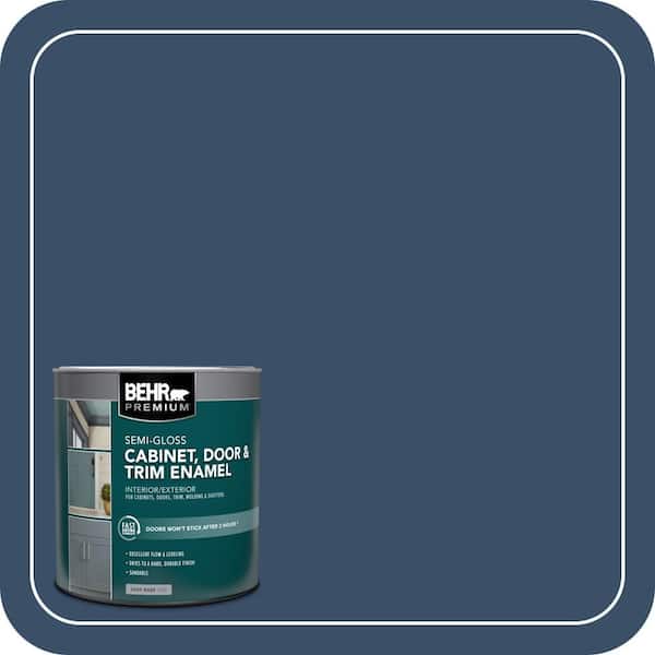 1 qt. #M510-7 Inked Semi-Gloss Enamel Interior/Exterior Cabinet, Door & Trim Paint