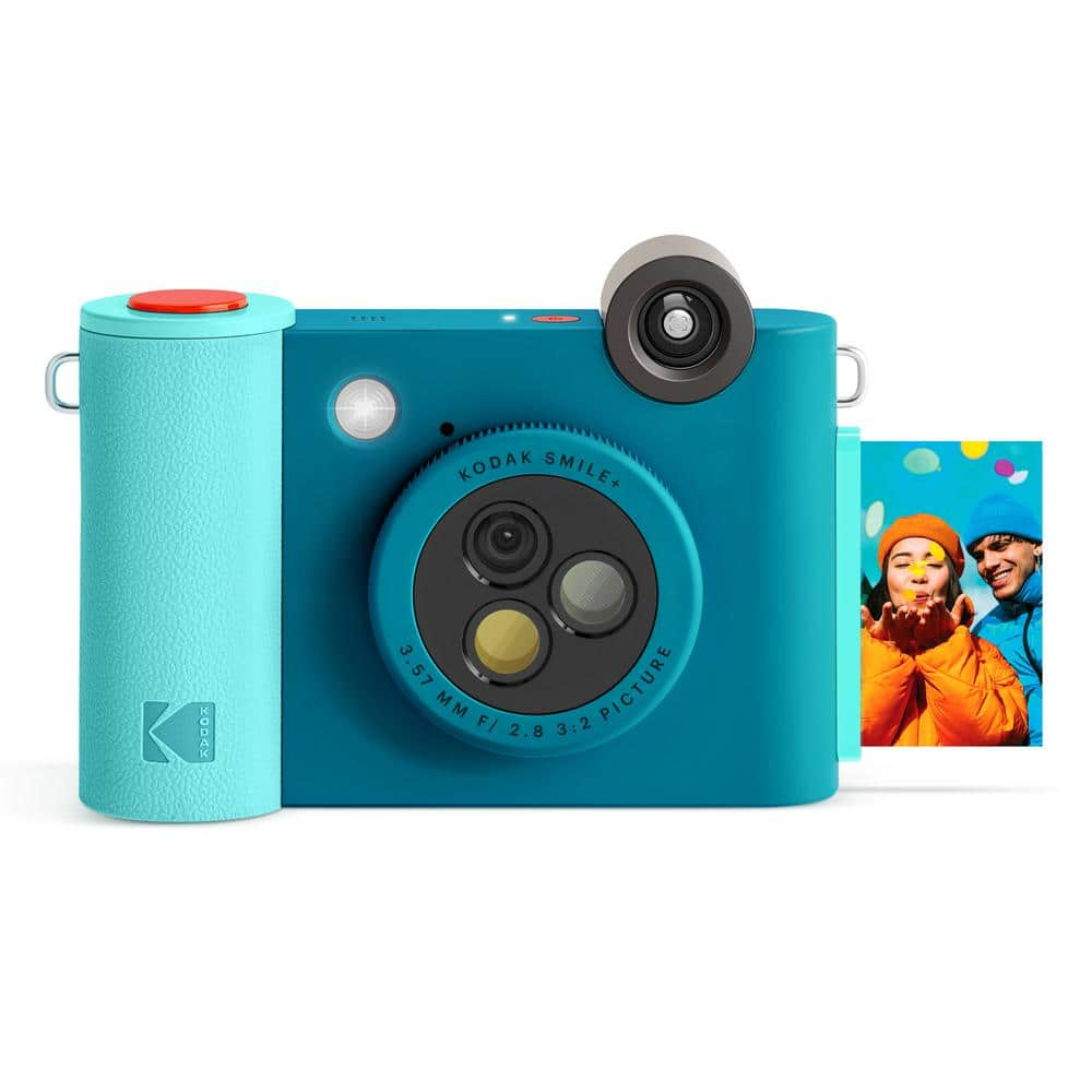 Kodak Smile Plus Wireless 2x3 Digital Instant Print Camera with Effect Lenses, Blue