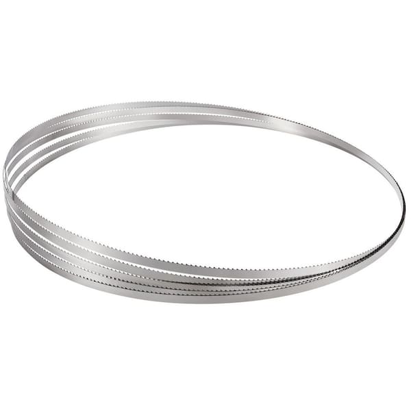 Band Saw Blade, 5 Pieces/Pack Bandsaw Blades, Carbon Steel, Wrapped by Rust-Proof Paper, 83.5 x 0.63 x 0.02 in.