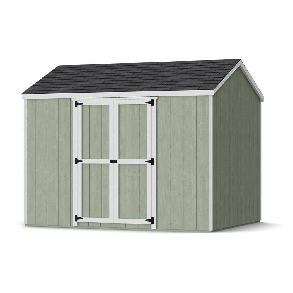 Value Gable 8 ft. x 10 ft. Outdoor Wood Storage Shed with Side Entry Do-It-Yourself Kit (80 sq. ft. ) price history on PriceWatchPro