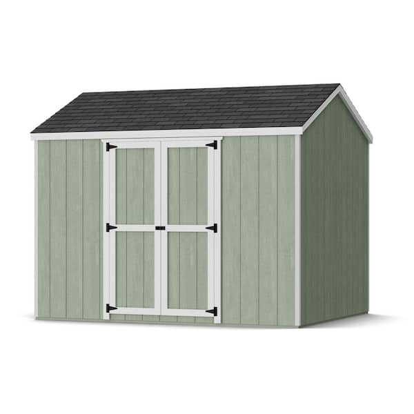 Value Gable 8 ft. x 10 ft. Outdoor Wood Storage Shed with Side Entry Do-It-Yourself Kit (80 sq. ft. )