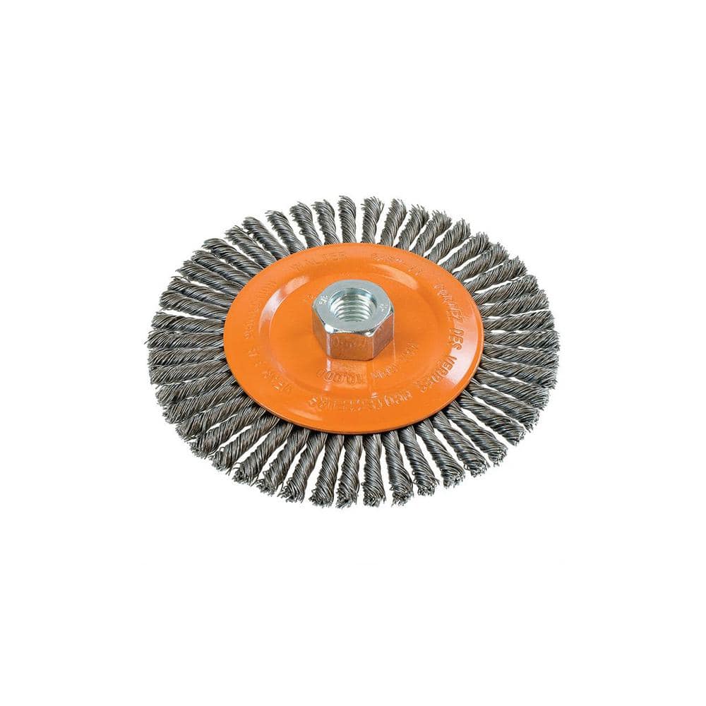 6 in. Stringer Bead Brush with Knot-Twisted Wires 5/8 in. - 11 in. Arbor price history on PriceWatchPro