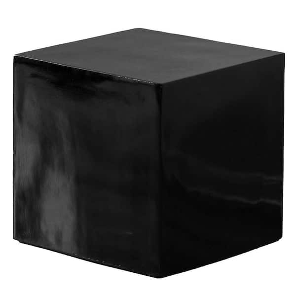 16 in. Black Fiberglass Pedestal Backdrop Stand-Stylish Flower or Cake Holder for Weddings, Baby Showers